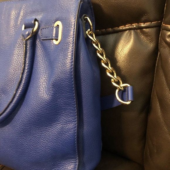 Michael Kors Hamilton Bag Royal Blue - Picture 7 of 14